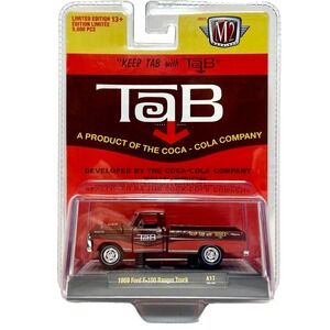 M2 Machines 1969 Ford F-100 Ranger Truck A17 22-06 TaB Cola Limited Edition NIP